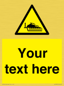 Custom warning grounding cruiser on lock cill